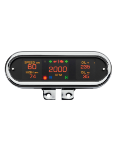 Oval Gauge Chr Bar Mount Databus 04-13