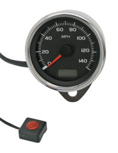 GZP Electr speedo 80mm SS housing MPH 95
