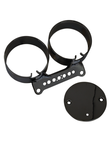 GZP Blk dual gauge mnt brckt XL/FXR95-05