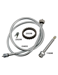 Speedo drive wheel only brass WL