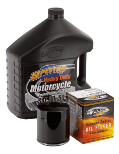 Twin Cam engine oil service kit Black