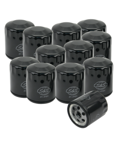 12pck S&S oil filter Black BT84-99