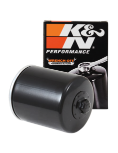 K&N Black Wrench-Off Oil filter short