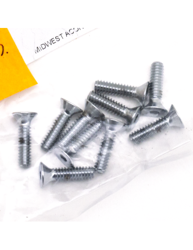 10pck Flat head socket 10-24x3/4  UNC