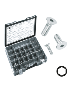 10pck Flat head socket 5/16-18x1  UNC