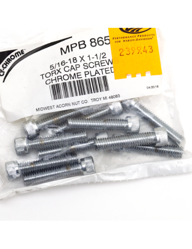 10pck Torx socket head 5/16-18x1 1/2