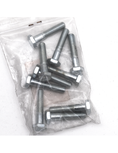 10pck hex bolt 1/4-28x1-1/4  UNF zinc