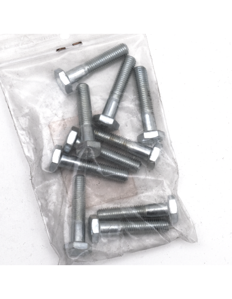 10pck hex bolt 1/4-28x1-1/4  UNF zinc