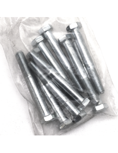 10pck hex bolt 5/16-24x2-1/2  UNF zinc