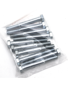 10pck hex bolt 5/16-18x2-3/4  UNC zinc