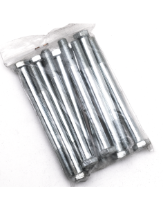 10pck hex bolt 5/16-24x3-3/4  UNF zinc