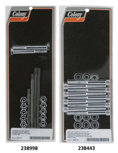 Chrome allen crankcase bolt kit XL57-76