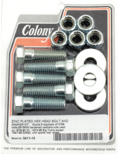 Rear Sprocket Bolt Kit spoke Zinc XL79-9
