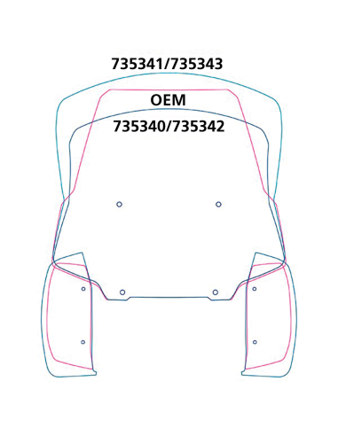 NC V-Stream short clear plain RA21-up
