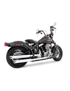 RACING SLIP-ONS ALL CHROME FLSTF07-17