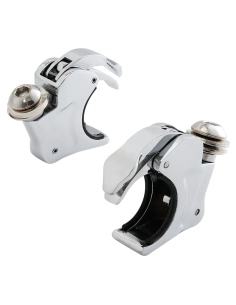41mm Fork Clamps Chrome for 1/4 Fairing