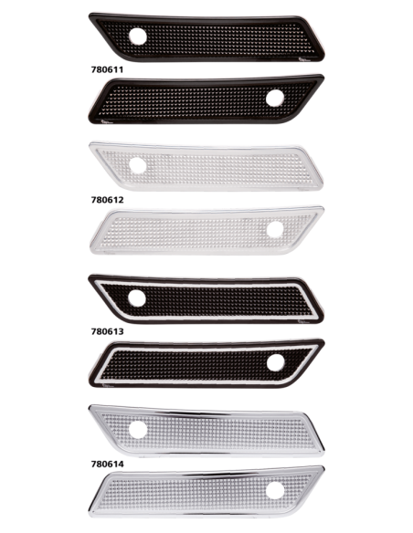 DIAMOND LATCH COVER CHROME 14-up