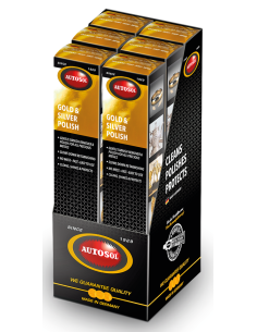 6pck Autosol Gold & Silver Polish 75ml