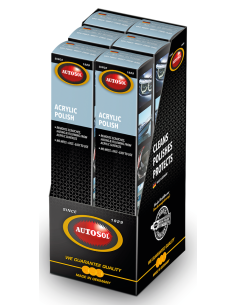 6pck Autosol Acrylic Cleaner 75ml