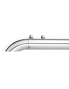 Kerker Turndown/out end cap chrome each