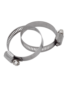 Worm clamps, 1.75 , set of two
