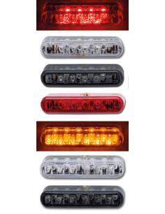 GZP Micro amber led clear lens T/S pair