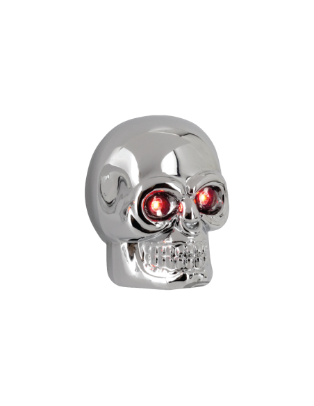 GZP Cobalt large chrome skulls red LEDs