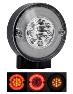 GZP HALO Blk turn/stop/tail LED clear le