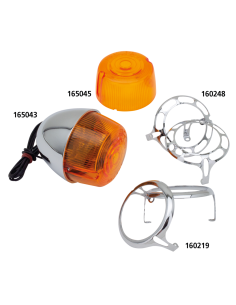 GZP FX/XL73-86 chrome turn signal