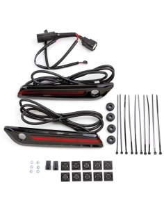 Blk hardbag latch cvrs red FLH/T14-Up