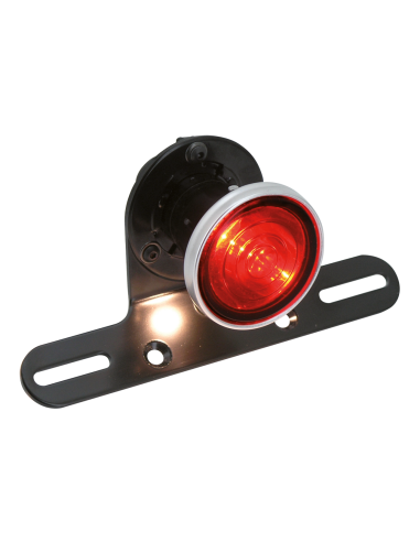 GZP Classic 2  black round taillight w/l