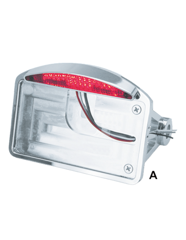 GZP Side mnt lic. plate w LED light H