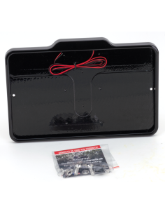 DMP License Frame FR Gloss Black