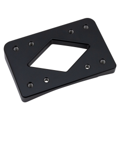 Rear fender licenseframe mount thin blk