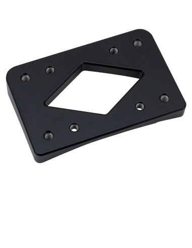 Rear fender licenseframe mount thin blk