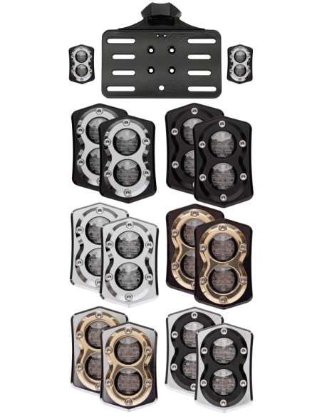 Vity's Taillight/licenseplate kit black