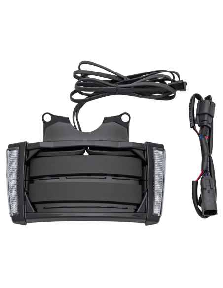 Black License Frame Smoke Lens FLH/T14-U