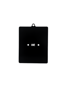 Blk Licence plate Belgium