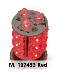 GZP DUAL 360 DEGREE 18 X LED BULB RED BA