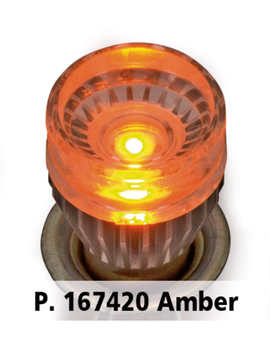 GZP DUAL FPR-1 LED BULB AMBER BAY15D