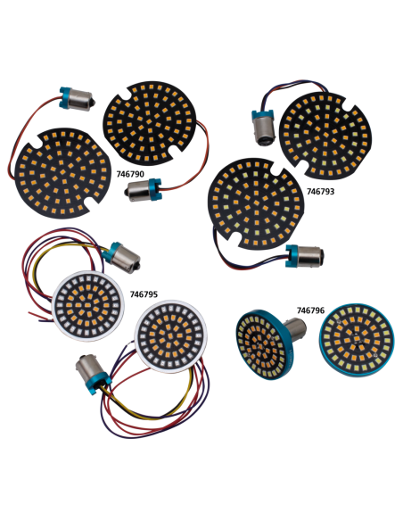Turn Sig LED insert pancake 3  white hal