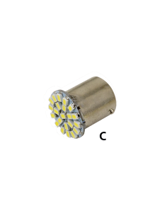 GZP Synapse 22LED Amber 1157 single bulb
