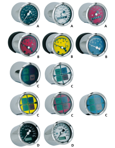 Blue Mini Speedo 1:1 KMH w/o bracket
