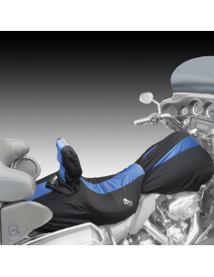 Bikesheath Seat/tankcover L blk/blue