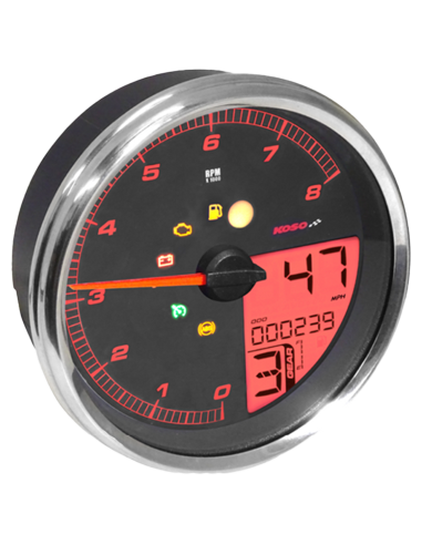 Koso HD-05 Gauge Silver F*ST04-13