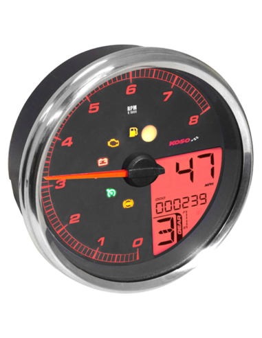 Koso HD-05 Gauge Silver F*ST13-17