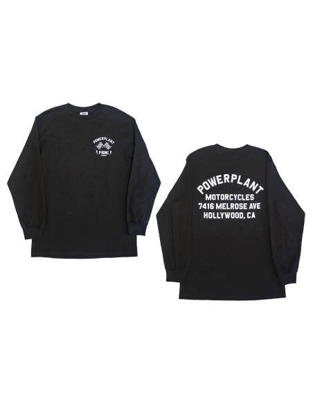 P16 Powerplant Staple Garage L/S Tee, Black, P16 Powerplant Staple Garage L/S Tee, Black M