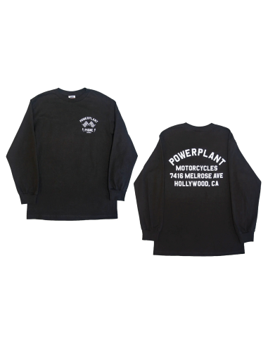 P16 Powerplant Staple Garage L/S Tee, Black, P16 Powerplant Staple Garage L/S Tee, Black XXL