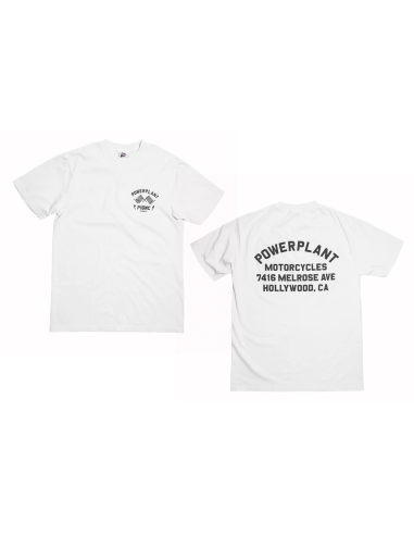 P16 Powerplant Garage Tee, White, P16 Powerplant Garage Tee, White S