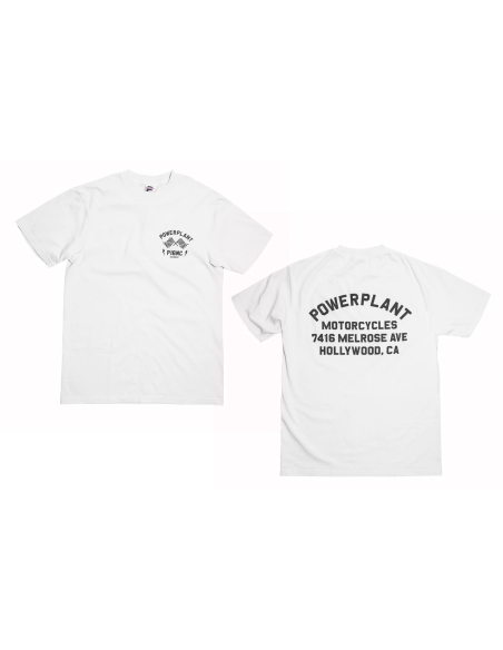 P16 Powerplant Garage Tee, White, P16 Powerplant Garage Tee, White L